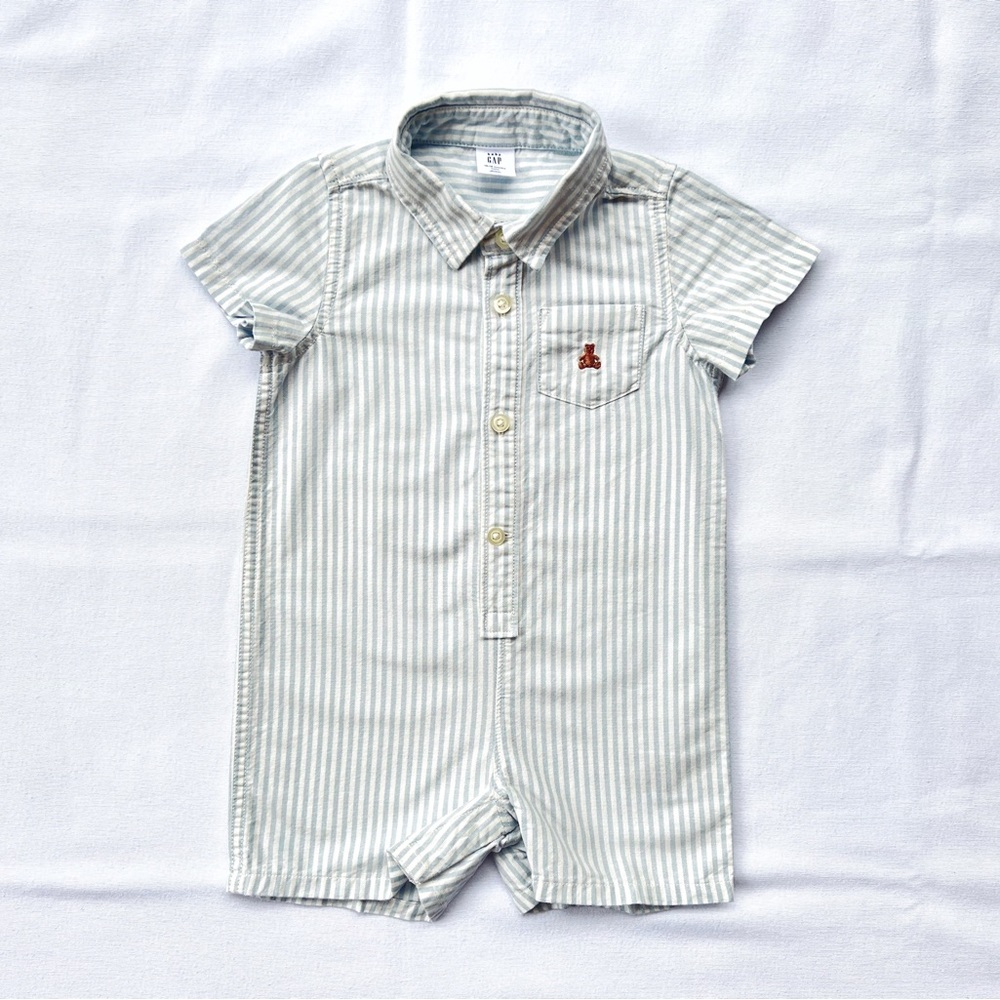 🧸Gap Baby Boy Button Romper
